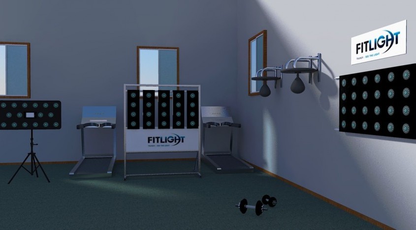 Fitlight Cardo Reaktionswand