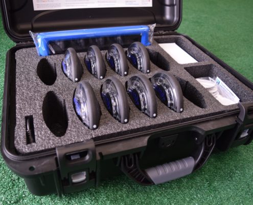 Fitlight Ladekoffer mit 12 Steckplätzen von VISUS